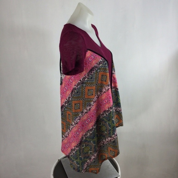 Poeme by Citron Santa Monica Top Mixed Fabrics - Picture 4 of 8